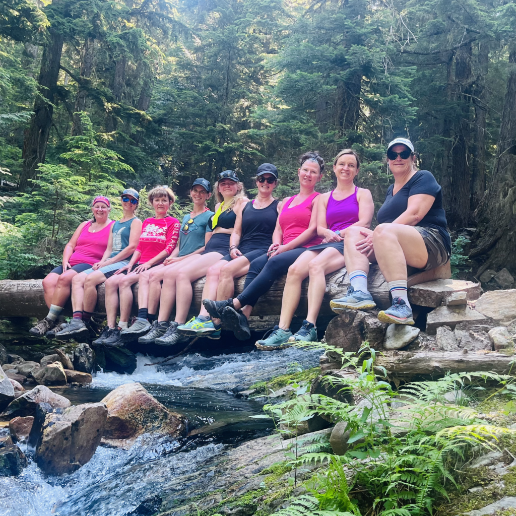 ladies from the July 2024 Hike & Paddle